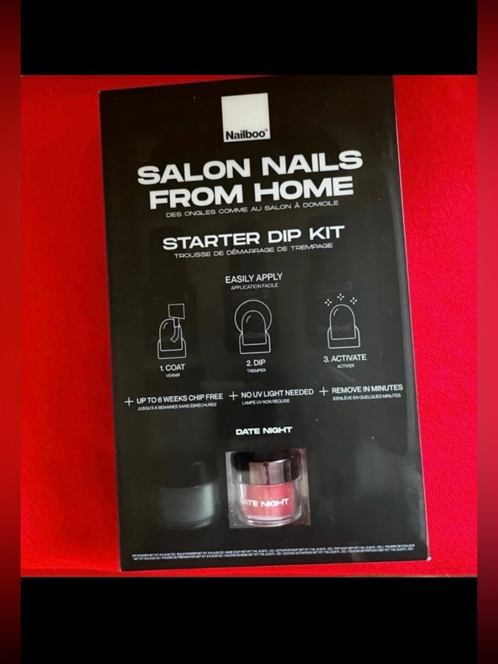 Nailboo Salon Nails From Home Dip Starter Kit
